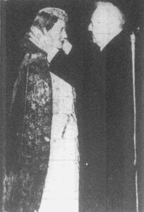 Dot Hood being crowned Centennial Queen