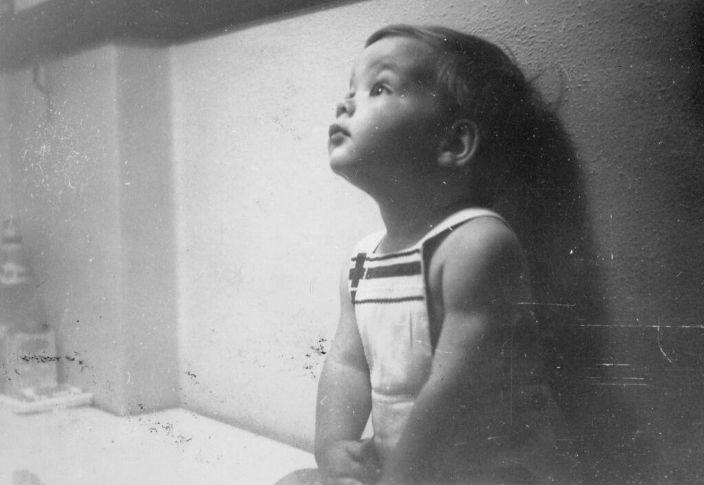 Borden as a young boy