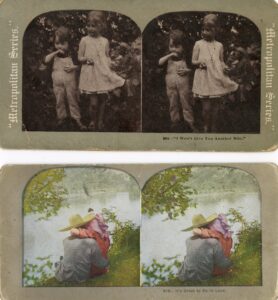 two examples of stereoscope photography