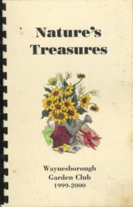 cover of handbook by the Waynesborough Garden Club 1999-2000