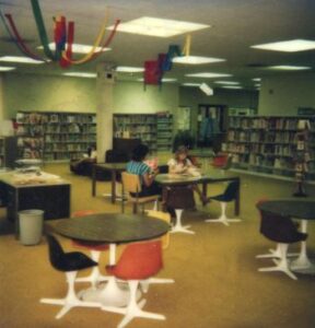 Children's Room in the Goldsboro Public Library in 1986