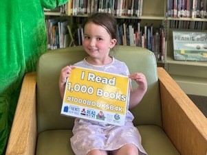 Emma has read 1000 books