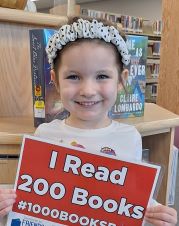 Amelia has read 200 books