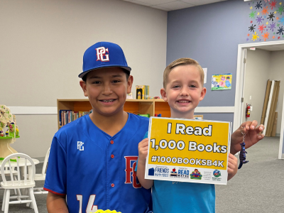 Hudson has read 1000 books.