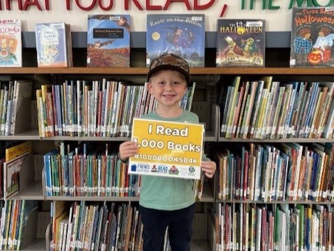 Samuel has read 1000 books