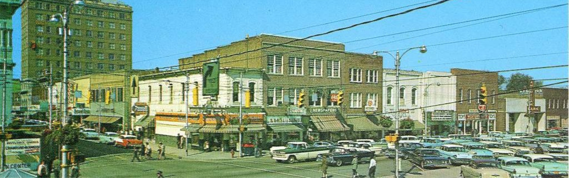 Walnut and Center Street intersection, Goldsboro, N.C.